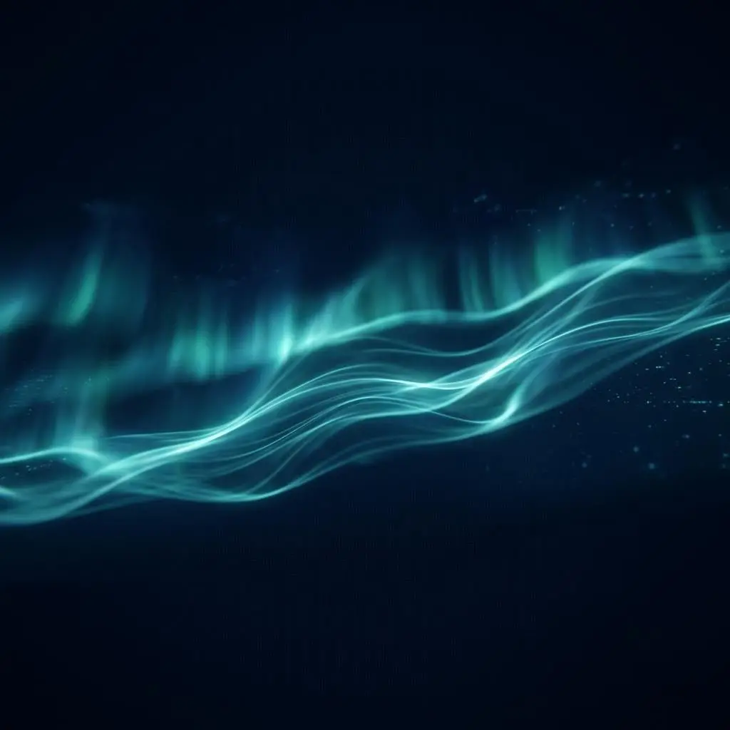 Abstract aurora background